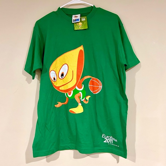 2011 Lithuania Eurobasket Basketball Tournament Shirt - Picture 1 of 6